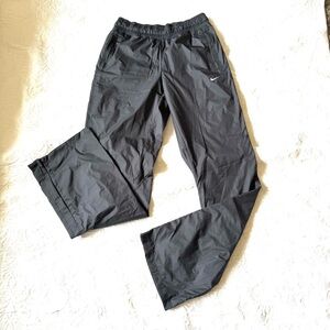 Nike women's black Nylon track pants joggers Y2K